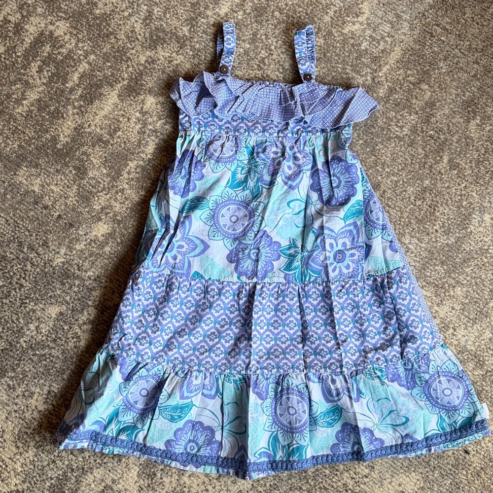 Naartjie Kids Blue and Purple Dress